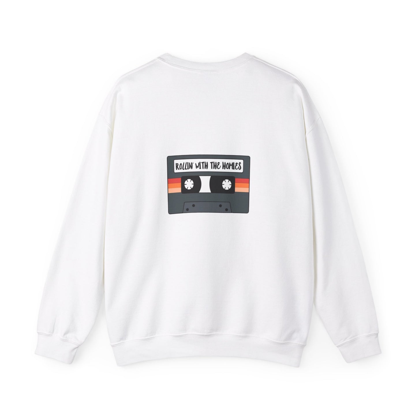 Retro Rollin' With The Homies Sweatshirt | Unisex Heavy Blend Crewneck