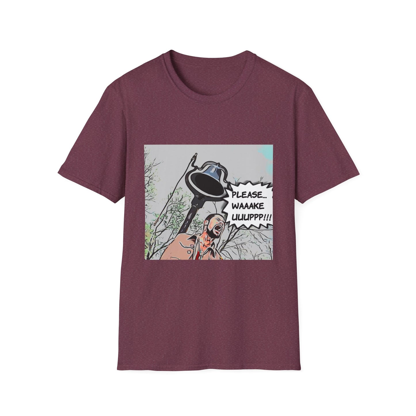 Unisex Softstyle 'Wake Up!!' T- Shirt