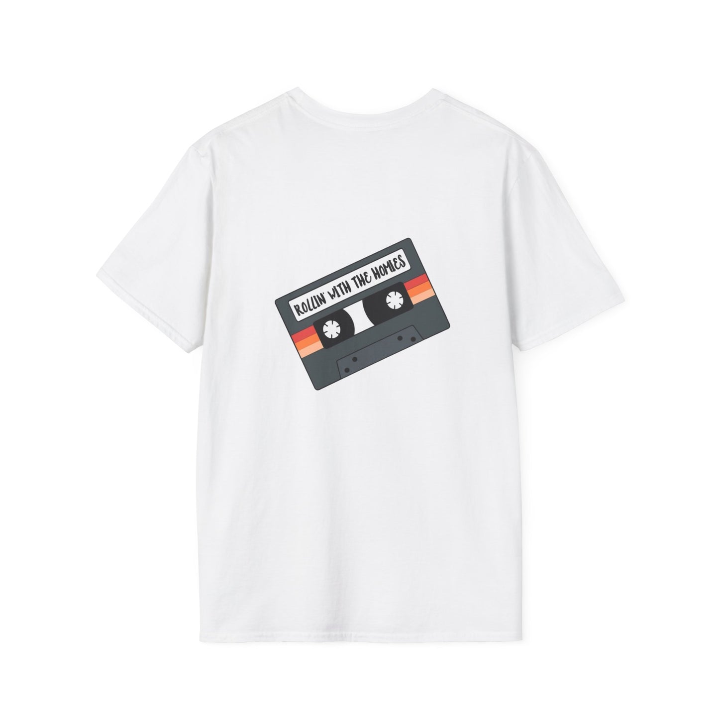 Retro 'Rollin With The Homies' Unisex Softstyle T-Shirt | Nostalgic Vibe for Friends