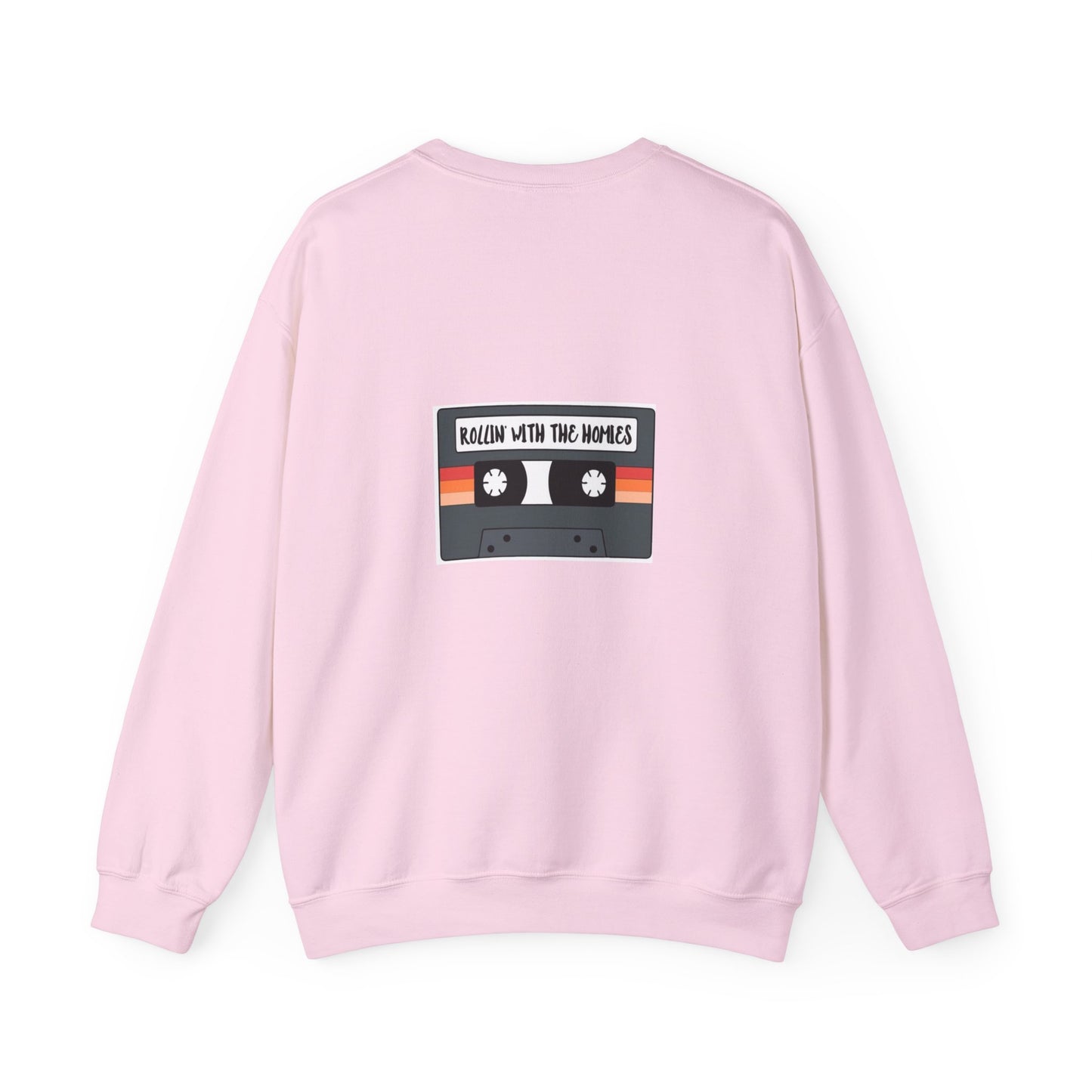 Retro Rollin' With The Homies Sweatshirt | Unisex Heavy Blend Crewneck