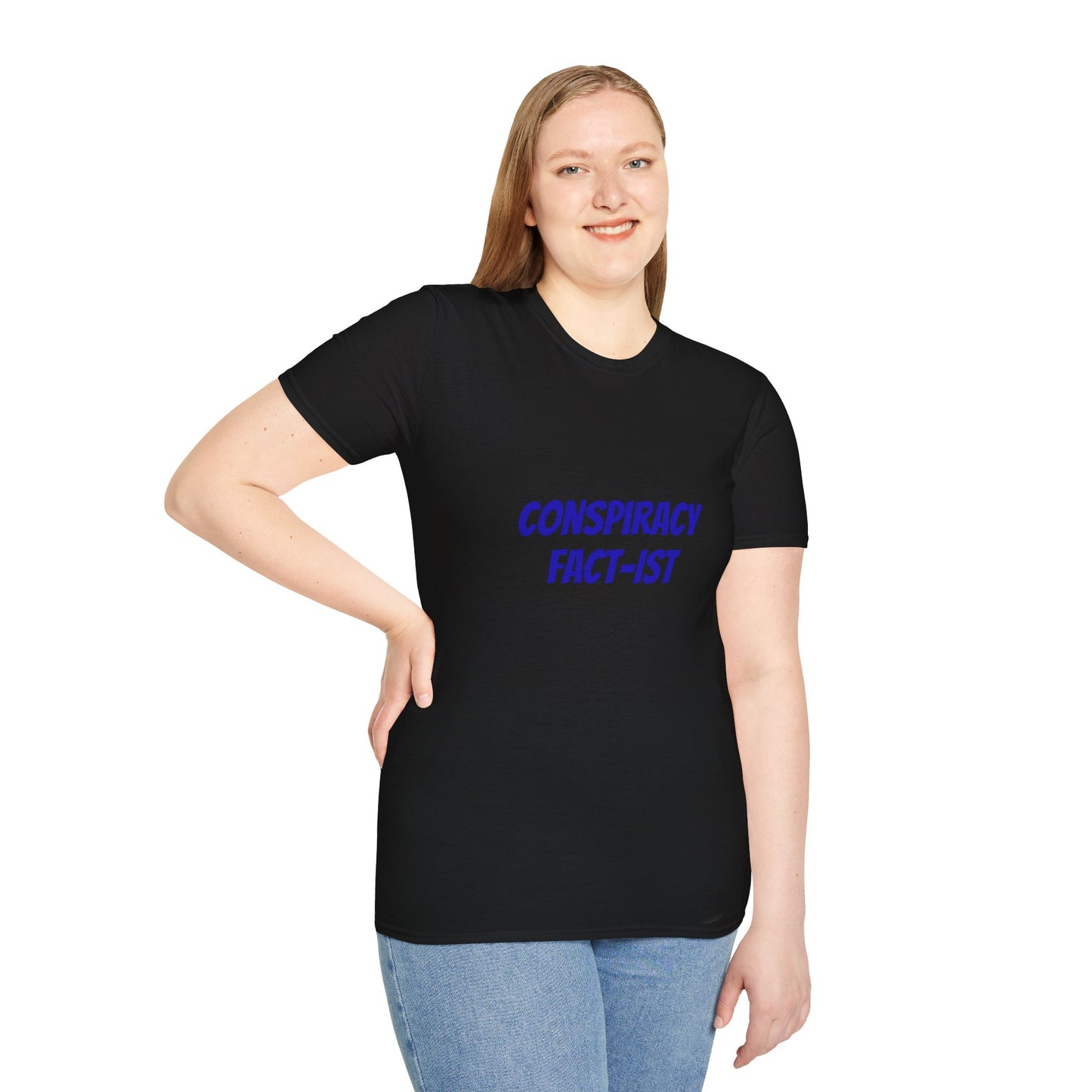 Unisex Softstyle T-Shirt - Conspiracy Fact-ist Graphic Tee